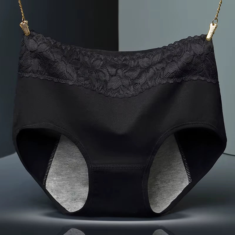 Menstrual Period Panties Women Cotton Leak Proof Underwear Period Panties Health Seamless Female Briefs in the High Waist Warm