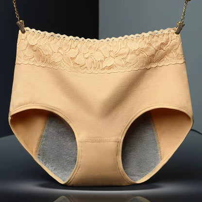 Menstrual Period Panties Women Cotton Leak Proof Underwear Period Panties Health Seamless Female Briefs in the High Waist Warm