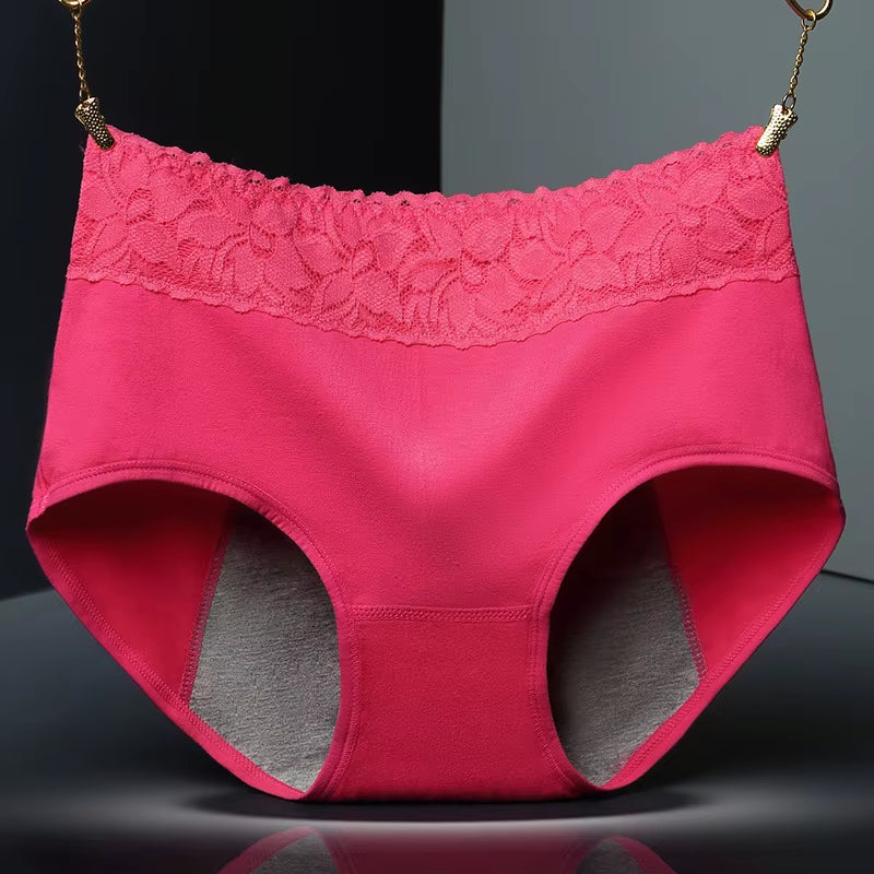 Menstrual Period Panties Women Cotton Leak Proof Underwear Period Panties Health Seamless Female Briefs in the High Waist Warm