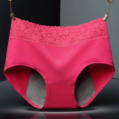 Menstrual Period Panties Women Cotton Leak Proof Underwear Period Panties Health Seamless Female Briefs in the High Waist Warm