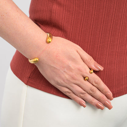 Jelani Recycled Brass Bangle