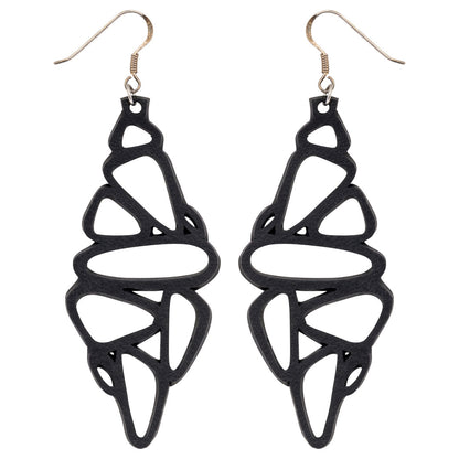 Pebble Recycled Rubber Earrings - Eco-Friendly Jewellery