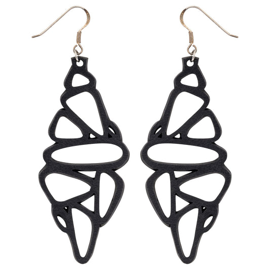 Pebble Recycled Rubber Earrings - Eco-Friendly Jewellery