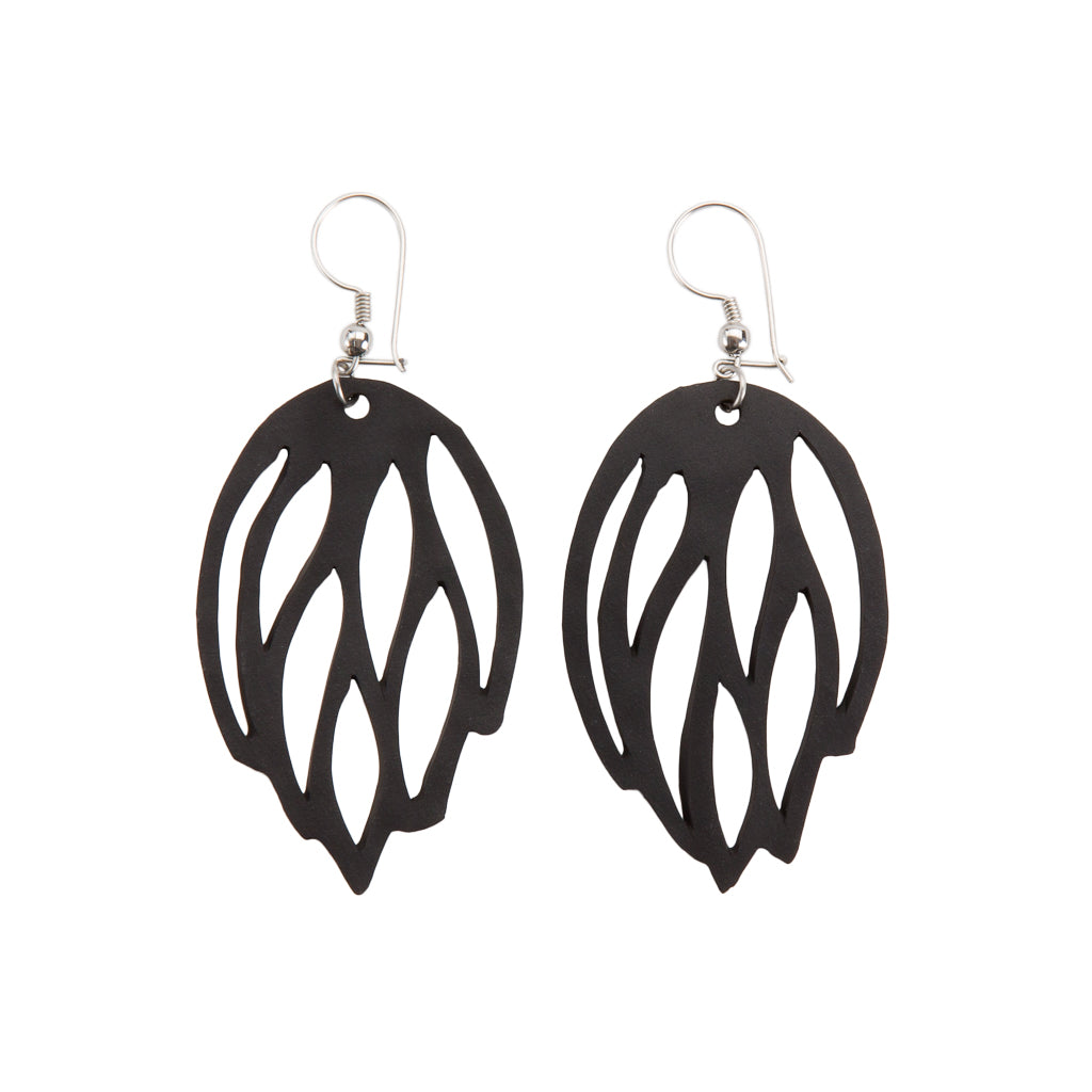 Autumn Recycled Rubber Earrings